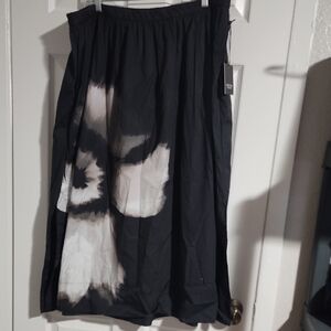 Simply Vera Vera Wang Black and White A-Line Skirt